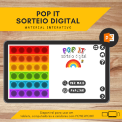 POP IT - Sorteio Digital - Alfabeto - iGames - Jogos Interativos