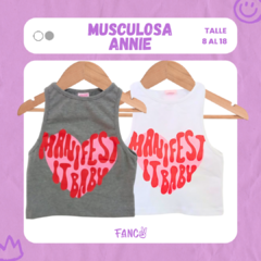 Musculosa Annie Manifest - comprar online