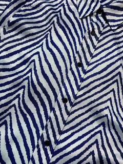 Camisa Acne Studios Saipen Zebra Print - GG