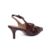 SCARPIN SALTO BAIXO SLINGBACK FIVELAS VINHO