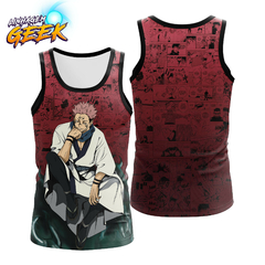 Camiseta Regata Mangá Jujutsu Kaisen - Sukuna