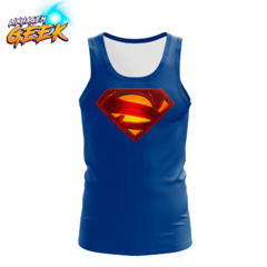 Camiseta Regata - Superman Azul