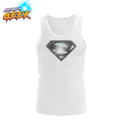 Camiseta Regata - Superman Branco