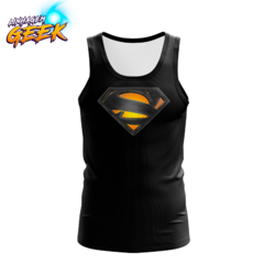 Camiseta Regata - Logo Superman Preto
