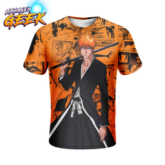 Camisa Mangá Ichigo Kurosaki - First Bankai