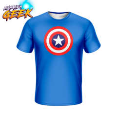 Camisa Uniforme Capitão América