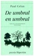 de umbral en umbral (libro en español, alemán) - paul celan