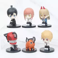 Chainsaw Man - Personajes Chibis sentados (Figuras)