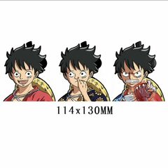 Luffy se enoja - One Piece (Sticker 3D)