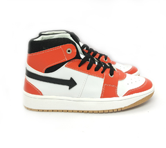 Zapatilla botita blanco/rojo a.Jordania - comprar online