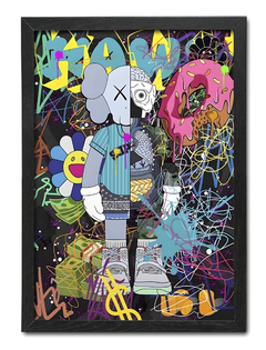 Quadro - Kaws (Grafite)