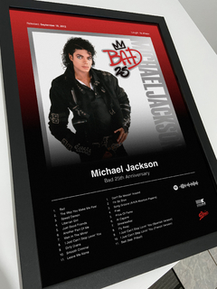 Quadro - Michael Jackson (Bad 25th Anniversary)