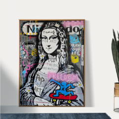 Jisbar - Mona Lisa Keith Haring en internet