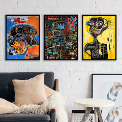 Tríptico Jean Michel Basquiat o a Elección - comprar online