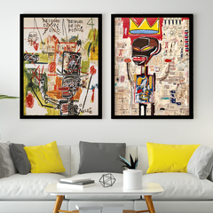 Díptico Basquiat o a Elección en internet