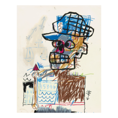 Jean Michel Basquiat - Drawing - DA design & art