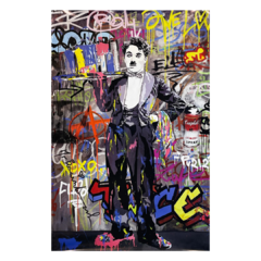 Banksy Mr. Brain - Charlie Chaplin II - DA design & art