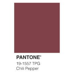 Pantone - Chili Pepper - DA design & art