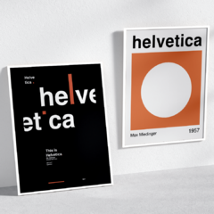 Díptico Helvetica - comprar online