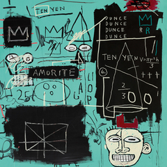Jean Michel Basquiat - Equals Pi - DA design & art