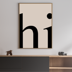 Hi - Typography Bold en internet