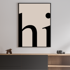 Hi - Typography Bold