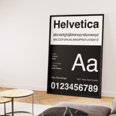 Helvetica Type B&W