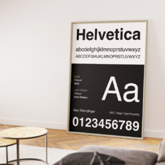 Helvetica Type B&W en internet