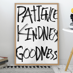 Type - Patience Kindness Goodness en internet