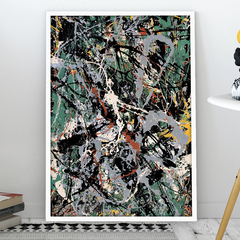 Jackson Pollock - Green & Grey - comprar online