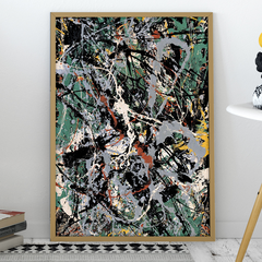 Jackson Pollock - Green & Grey