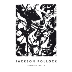 Jackson Pollock - Untitled No. 6 - DA design & art
