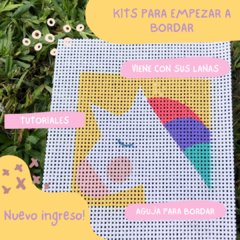 Kits para iniciar - bordado en tapiz - Ermita Crea