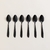 Set x 6 cucharas Lisboa Negro Mate 20cm en internet