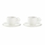 Set taza + Plato Gocce Guzzini x 2