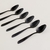 Set x 6 cucharas Lisboa Negro Mate 20cm