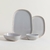 Set Platos Postre Zarzis x 2 - Gris brillante - comprar online