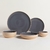 Set Platos Playo Korba x 2 - Gris Oscuro - Chichimamerry Home