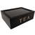 Caja de té 6 div. - Black