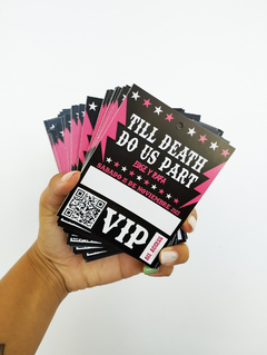 Tarjeta Pase VIP diseño personalizado