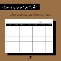 Planner acuarela - comprar online