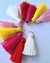 Pingente pompom tassel rosa – 5 unidades - comprar online