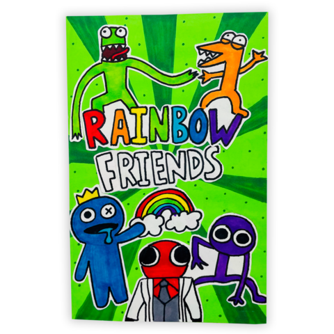 Rainbow friends blue #  Imprimir dibujos para colorear, Dibujos,  Personajes de videojuegos