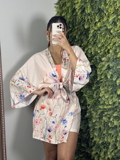 Conjunto Kimono Alana - Bege - comprar online