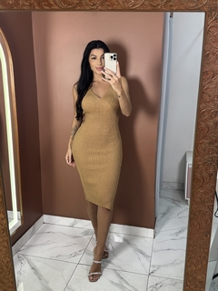 Vestido Eva Tricot Modal - Nude na internet