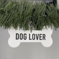 ADORNO NAVIDAD - HUESO DOG LOVER - wearemart