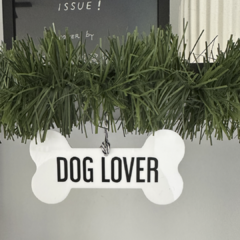 ADORNO NAVIDAD - HUESO DOG LOVER - tienda online