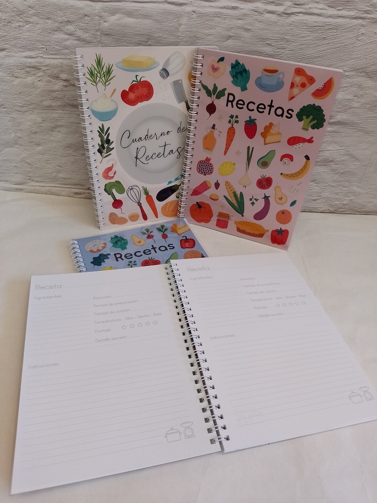 Cuaderno de recetas Pink Elephant - Comprar en Din-Ge