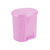Lixeira de plástico rosa