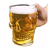 Caneca Chopp E Cerveja De Vidro Caveira Rock Style 510ml - comprar online